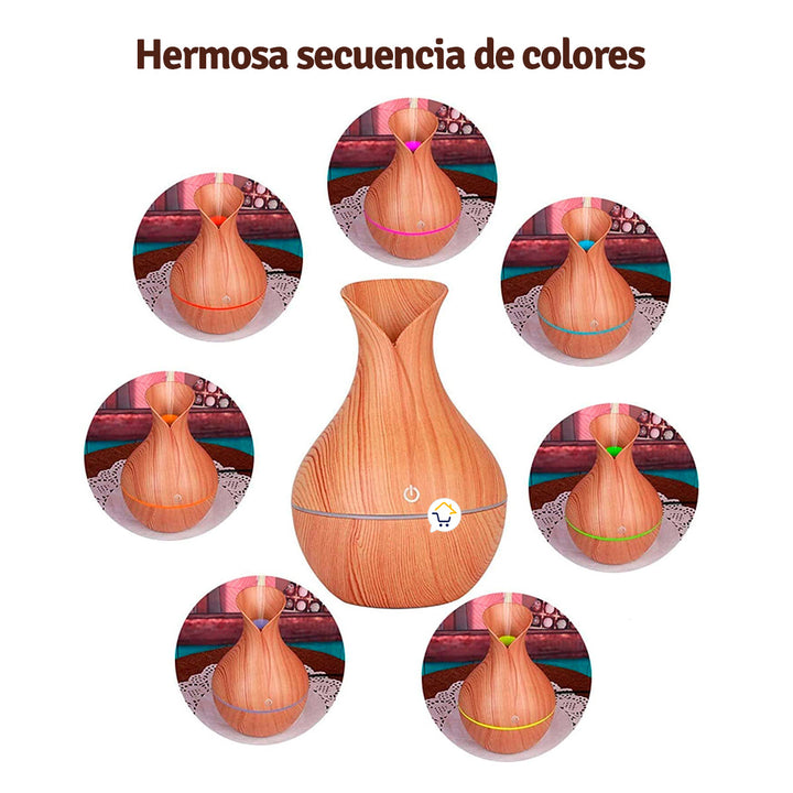 FLAMA® - Humidificador LED Difusor de Aromas